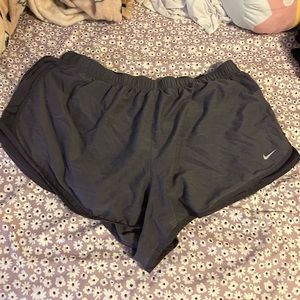 grey lavender nike tempo shorts